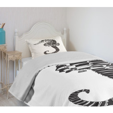 Ocean Biodiversity Bedspread Set