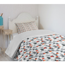 Hexagons and Cubes Bedspread Set
