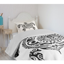 Hawaiian Maori Animal Bedspread Set