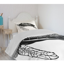 Floating Tortoise Design Bedspread Set