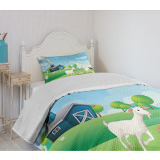 Pleasant Farm Life Bedspread Set