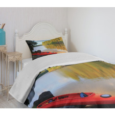 Canoe Lake Autumn Bedspread Set