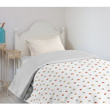 Autumn Abstract Pattern Bedspread Set