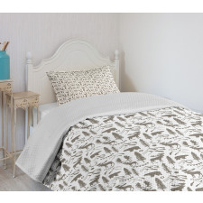 Wild Nature Theme Bedspread Set