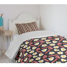 Yummy Protein Breakfast Bedspread Set