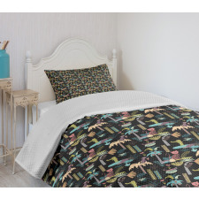 Tropical Island Nature Bedspread Set