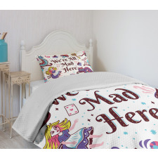 Alice in Wonderland Bedspread Set
