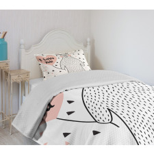 I Love You Balloon Bedspread Set