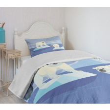 Icy Rocks Habitat Bedspread Set