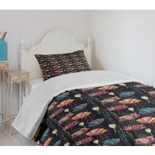 Colorful Tulips Fantasy Bedspread Set
