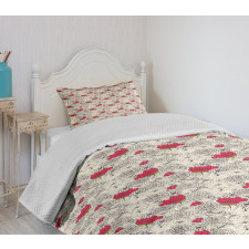 Blossoming Spirng Botany Bedspread Set