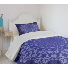 Floral Lacework Art Bedspread Set