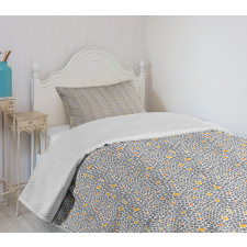 Abstract Spotty Bedspread Set