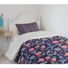 Spring Foliage Jasmines Bedspread Set