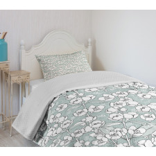 Romantic Vintage Print Bedspread Set