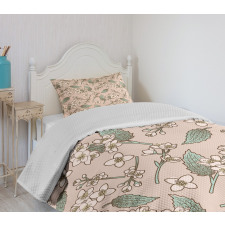 Tender Spring Petals Bedspread Set