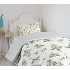 Watercolor Sprouts Bedspread Set