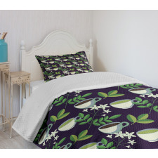 Healthy Organic Tea Bedspread Set