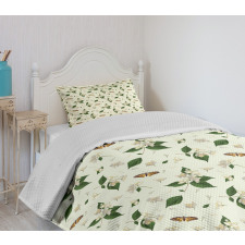 Serene Spring Nature Bedspread Set