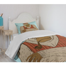 Melancholic Yeti Pipe Bedspread Set