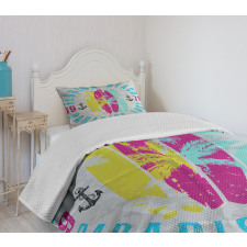 Weathered Surfboards Bedspread Set