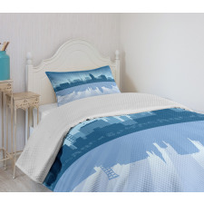 Lincoln City Skyline Bedspread Set