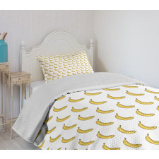 Doodle Exotic Bananas Bedspread Set