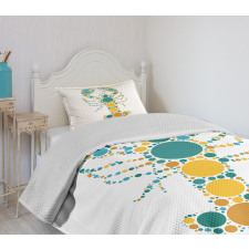 Pointillist Colorful Bedspread Set