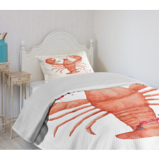 Fresh Organic Seafood Bedspread Set