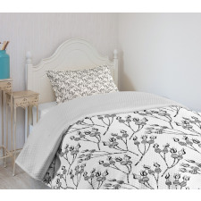 Homepathic Flowers Bedspread Set