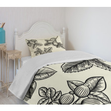 Rosa Canina Sketch Bedspread Set