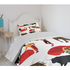 Corrida Matador Cape Bedspread Set