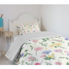 Botanical Herbs Nature Bedspread Set