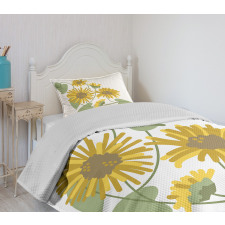 Bedding Plants Artwork Bedspread Set