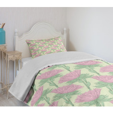 Lines and Strokes Design Bedspread Set