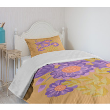 Bouquet of Fall Blossom Bedspread Set