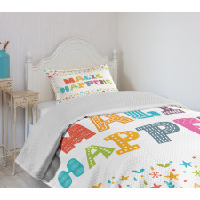 Magic Happens Bedspread Set