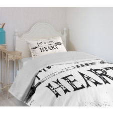 Follow Your Heart Bedspread Set