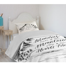 Memories in Mountains Bedspread Set