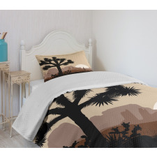 Joshua Tree Morning Scene Bedspread Set