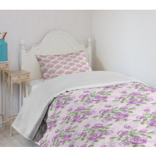 Shabby Rose Blossoms Bedspread Set