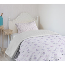 Small Spring Blossoms Bedspread Set