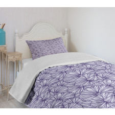 Delicate Flower Bouquet Bedspread Set