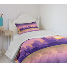 City Architecture Bedspread Set