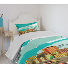 Downtown Panaroma Bedspread Set