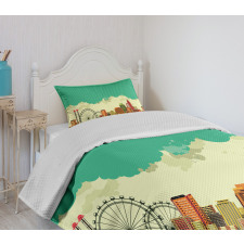 Vintage Metropolis Bedspread Set