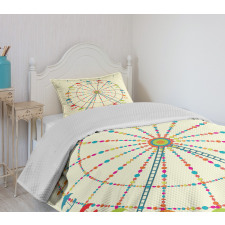Colorful Structure Bedspread Set