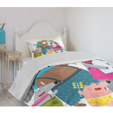 Family Theme Parenthood Bedspread Set