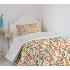 Colorful Abstract Design Bedspread Set