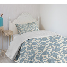 Flourishing Flora Leaves Bedspread Set